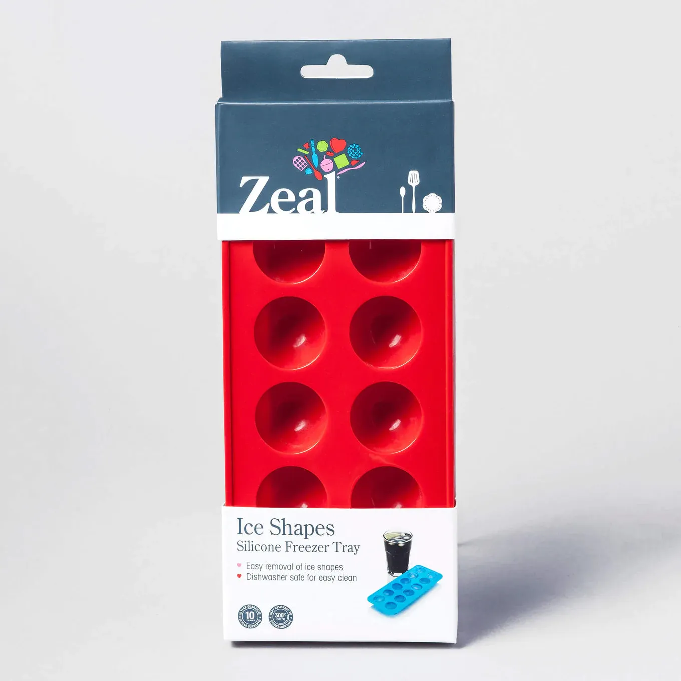 Zeal Silicone Round Hole Ice Cube Tray